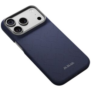 Case PITAKA Edge PTK Weaving-Sapphire MagSafe for iPhone 18 Pro / 17 Pro blue - Image 3