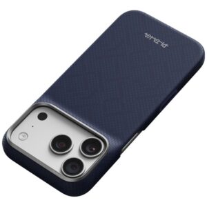 Case PITAKA Edge PTK Weaving-Sapphire MagSafe for iPhone 18 Pro / 17 Pro blue - Image 4