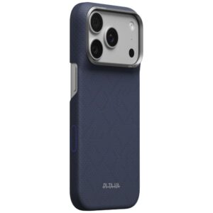 Case PITAKA Edge PTK Weaving-Sapphire MagSafe for iPhone 18 Pro / 17 Pro blue