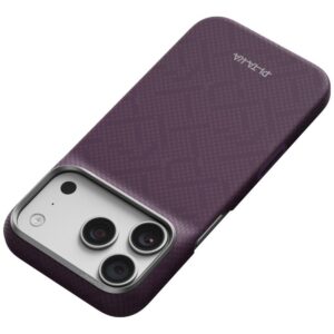 Case PITAKA Edge PTK Weaving-Charoite MagSafe for iPhone 18 Pro / 17 Pro Purple - Image 4