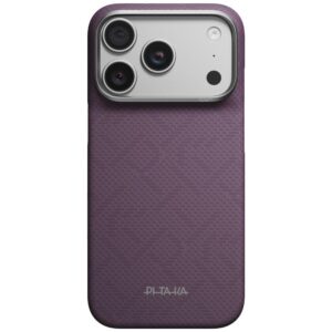 Case PITAKA Edge PTK Weaving-Charoite MagSafe for iPhone 18 Pro / 17 Pro Purple - Image 2