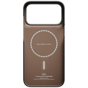 Dėklas PITAKA Edge Argyle MagSafe, skirtas iPhone 18 Pro Max / 17 Pro Max, bazalto juodas - Image 3