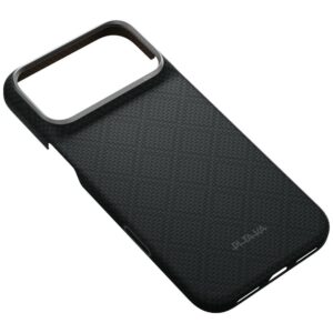 Dėklas PITAKA Edge Argyle MagSafe, skirtas iPhone 18 Pro Max / 17 Pro Max, bazalto juodas - Image 4