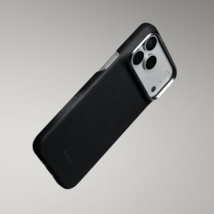 Dėklas PITAKA Edge Argyle MagSafe, skirtas iPhone 18 Pro Max / 17 Pro Max, bazalto juodas - Image 9