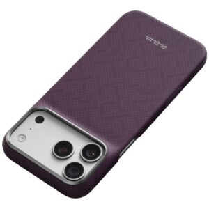 Case PITAKA Edge PTK Weaving-Charoite MagSafe for iPhone 18 Pro Max / 17 Pro Max Purple - Image 4