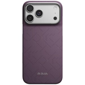 Case PITAKA Edge PTK Weaving-Charoite MagSafe for iPhone 18 Pro Max / 17 Pro Max Purple - Image 2