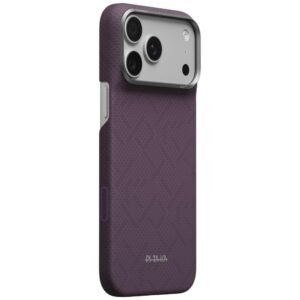 Case PITAKA Edge PTK Weaving-Charoite MagSafe for iPhone 18 Pro Max / 17 Pro Max Purple