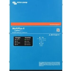 Įtampos keitiklis - įkroviklis MultiPlus-II 12Vdc/230Vac 3000VA, UPS funkcija, įkrovimo srovė 120A, Victron Energy - Image 1