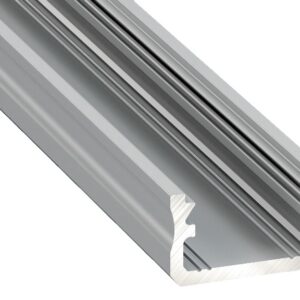 Profilis aliuminis anoduotas LED juostoms paviršinis, A, 1m LUMINES