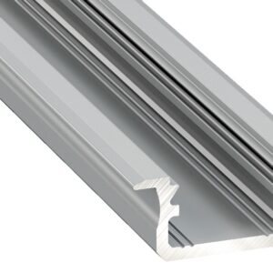 Profilis aliuminis anoduotas LED juostoms įleidžiamas, B, 3m LUMINES