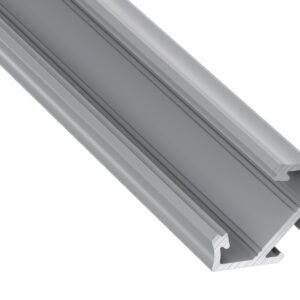 Profilis aliuminis anoduotas LED juostoms kampinis, paviršinis C, 2.02m LUMINES