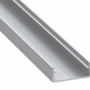 Profilis aliuminis anoduotas LED juostoms platus, DUAL, 3m, LUMINES