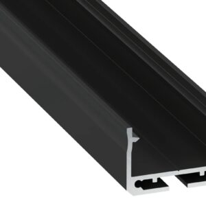 LED profilis, juodas anoduotas, SILEDA, 2.02 m, LUMINES