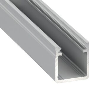 Profilis aliuminis anoduotas LED juostoms aukštas paviršinis, Y, 2.02m LUMINES