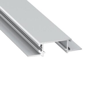 Profilis aliuminis anoduotas LED juostoms įleidžiamas, priglaistomas, ZATI, 2.02m LUMINES