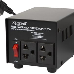 Transformatorinis įtampos keitiklis 230/110Vac ir 110/230Vac, reversinis, 200W