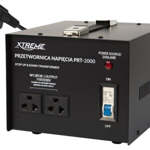 Transformatorinis įtampos keitiklis 230/110Vac ir 110/230Vac, reversinis, 2000W - Image 1