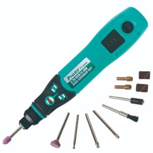 Mini belaidis graviruoklis su 3.7V 600mAh ličio jonų baterija, PT-5205U Pro'sKit