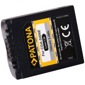 Akumuliatorius 7.2V 710mAh Li-Ion, tinkantis vietoje Panasonic CGR-S006, CGA-S006 - Image 1