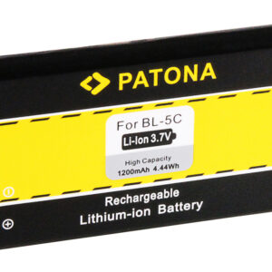 Akumuliatorius 3.7V 1200mAh Li-Ion, tinkantis vietoje NOKIA BL-5C, BL-5CA, BL-5CB, BL-6C - Image 1