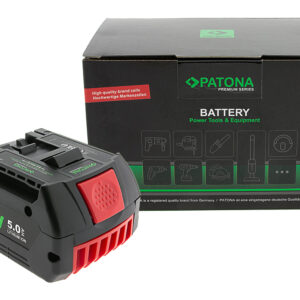 Akumuliatorius Li-Ion 18V 5Ah skirtas Bosch GBA180LED GSR 185-LI GSB 18V-65 PATONA - Image 1