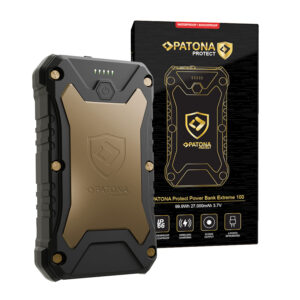 LiPo išorinis akumuliatorius (Powerbank) 27000mAh 65W IP66 su bevieliu krovimu 2x USB-A, USB-C, DC 5525 PATONA - Image 1