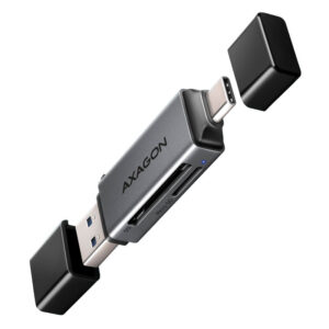 AXAGON CRE-DAC External USB 3.2 Gen1 Type-C+Type-A 2-slot SD/microSD - Image 2