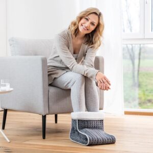 Beurer FW 20 elektrinė kojų šildyklė Balta, Tamsiai Pilka - Image 2