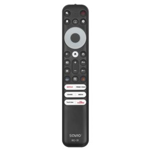 SAVIO RC-31 Universalus/pakaitinis nuotolinio valdymo pultas TCL televizoriui – SMART TV