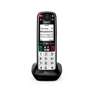 Gigaset EASY 500HX Analoginio ryšio / DECT telefonas Skambintojo ID Juoda, Sidabras - Image 3