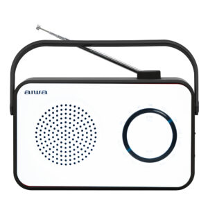 Radijo imtuvas FM/AM su 3.5mm lizdu, baltas