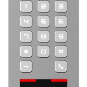 Hikvision DS-K1T502DBWX-CQR įėjimo kortelių skaitytuvas Įėjimo kontrolės terminalas Pilka