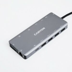 Canyon DS-12 USB 3.2 Gen 1 (3.1 Gen 1) Type-C Pilka - Image 2