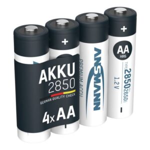 Akumuliatorius HR6 (AA) 1.2V 2850mAh Ni-Mh ANSMANN (4vnt pakuotėje)