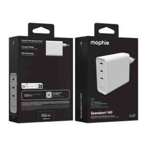 mophie Speedport 140 Universalus Balta AC Spartusis įkrovimas Vidaus - Image 3