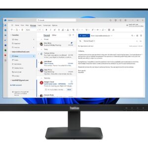 Lenovo ThinkVision S24-4e kompiuterio monitorius 60,5 cm (23.8") 1920 x 1080 pikseliai „Full HD“ LED Juoda - Image 2
