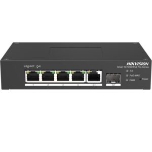 Hikvision DS-3T1306P-SI/HS tinklo komutatorius Valdomas L2 Fast Ethernet (10/100) Maitinimas per Eternetą (PoE) Juoda