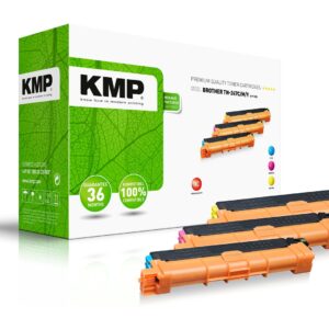 KMP B-T125X tonerio kasetė 3 vnt Derantis Žydras, Rausvai raudona, Geltona - Image 1
