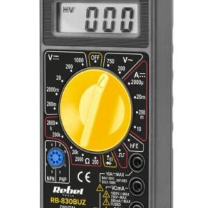 Multimetras skaitmeninis RB830 BUZ su garsiniu signalu CAT II 100 V