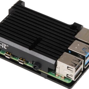 Korpusas mini kompiuteriui Raspberry Pi 4 su radiatoriumi JOY-IT