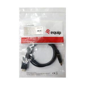 Equip 119392 vaizdo kabelio adapteris 5 m DisplayPort HDMI Juoda - Image 2
