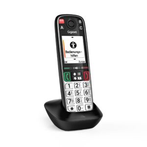 Gigaset EASY 500HX Analoginio ryšio / DECT telefonas Skambintojo ID Juoda, Sidabras - Image 1
