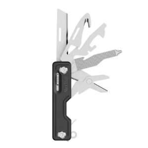 NexTool NE20096 10-in-1 daugiafunkcinis peilis, juodas