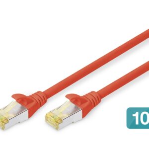Digitus DK-1644-A-020-R-10 tinklo kabelis Raudona 2 m Cat6a S/FTP (S-STP) - Image 1