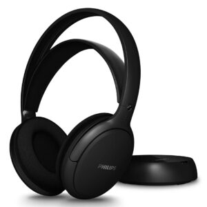 Philips SHC5200M2/12 Ausinės be mikrofono ir ausinės su mikrofonu Laisvų rankų įranga Bevielis Su lankeliu TV C tipo USB Juoda - Image 1
