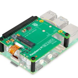Raspberry Pi M.2 HAT+ priedelis NVMe ir M.2 įrangai skirtas Raspberry Pi 5 - Image 1