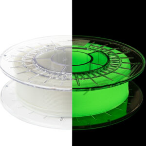 3D plastikas PLA šviečiantis tamsoje Glow in the Dark Yellow-Green 0.5kg SPECTRUM