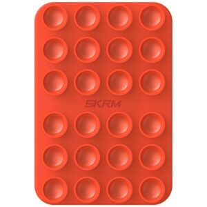 Universal suction cup Skinarma Stax MagSafe for phone orange