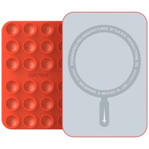 Universal suction cup Skinarma Stax MagSafe for phone orange - Image 2