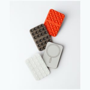 Universal suction cup Skinarma Stax MagSafe for phone orange - Image 5